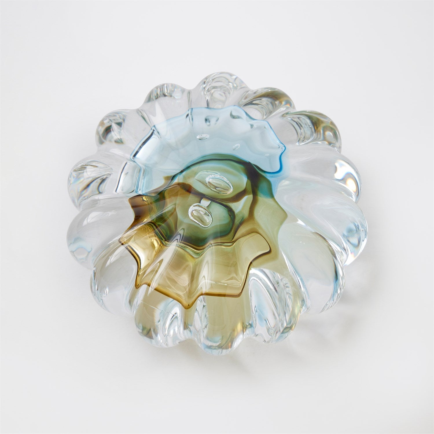 Global Views Blue Topaz Anemone Sculpture