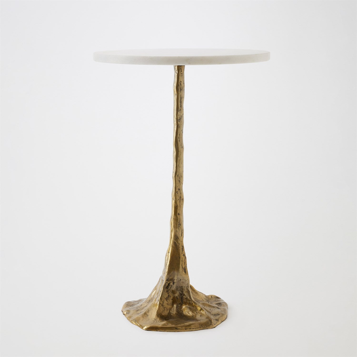 Global Views Brass Lily Pad Table