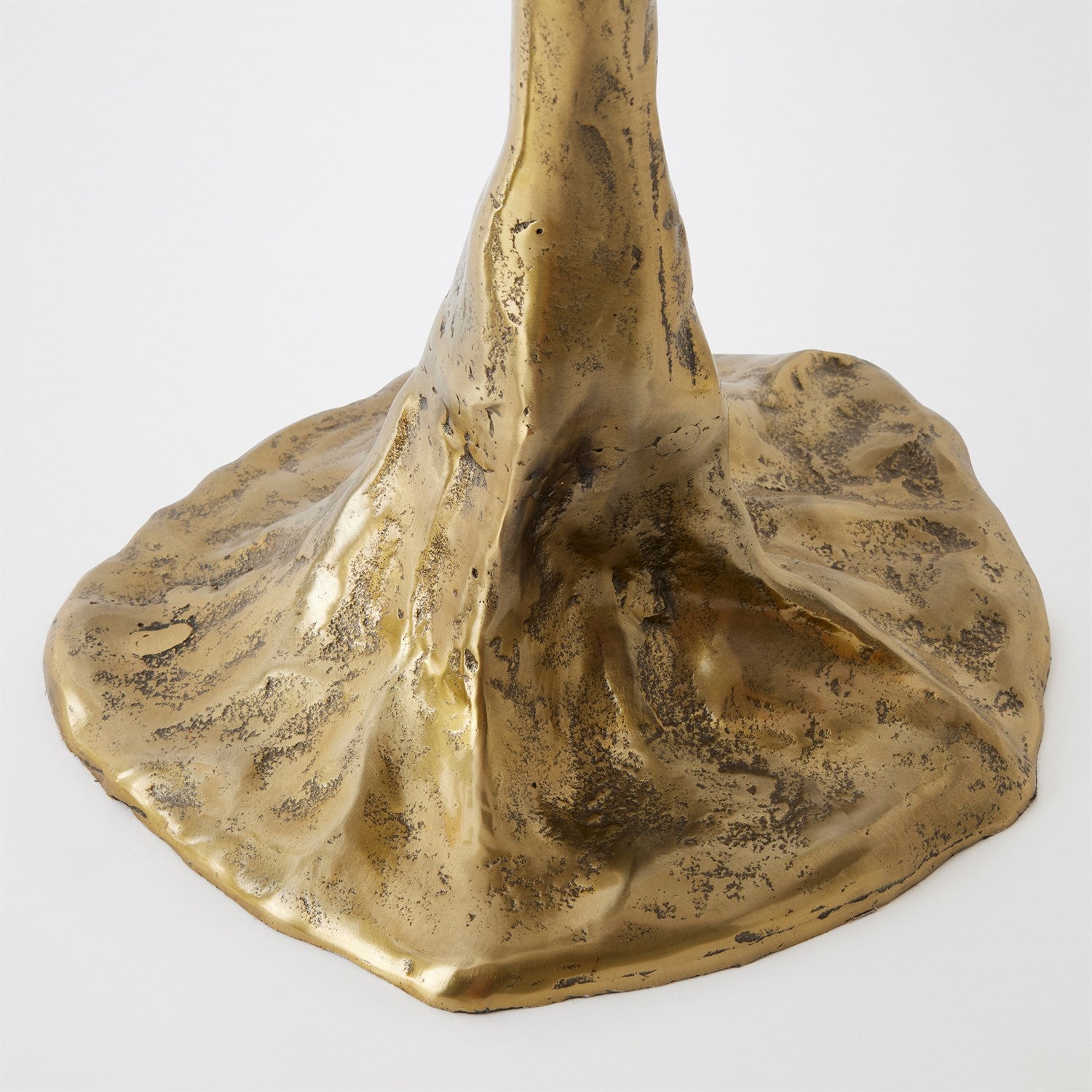 Global Views Brass Lily Pad Table