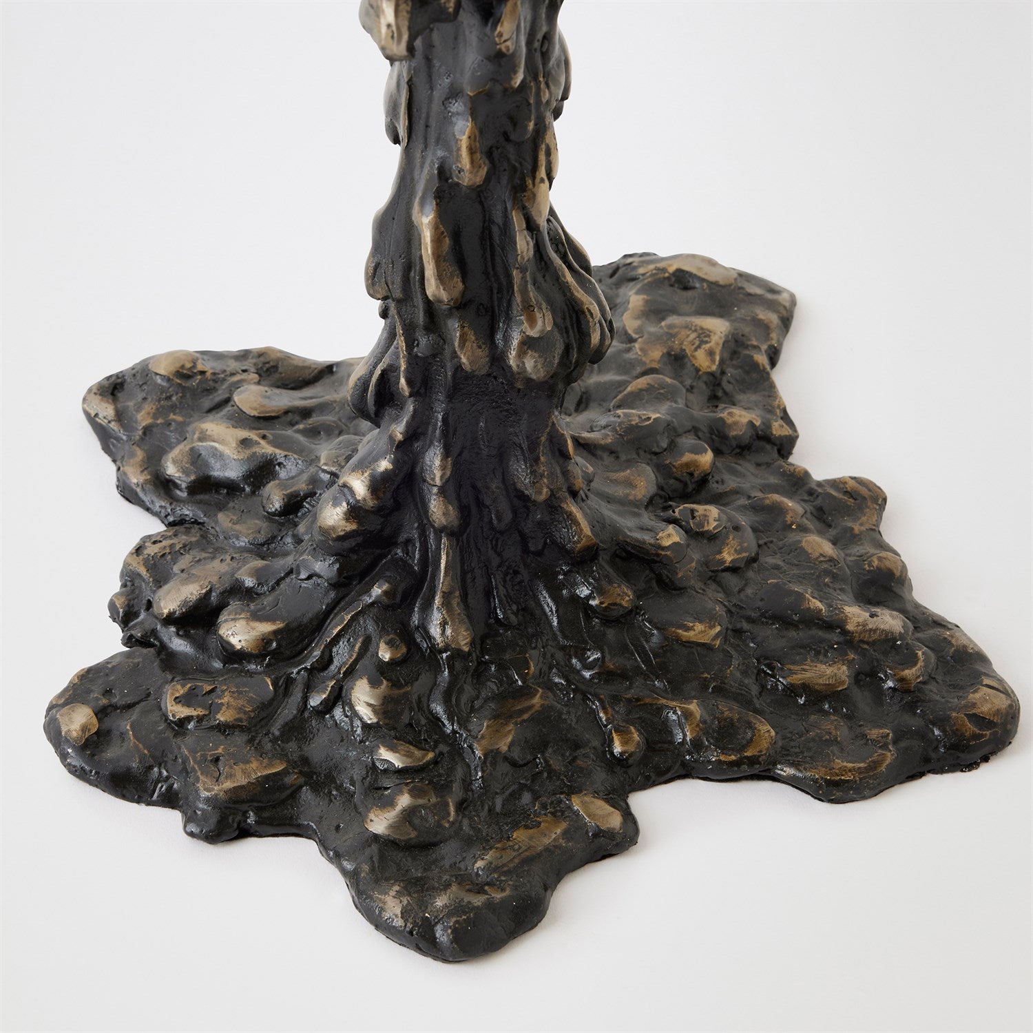 Global Views Black Melting Side Table