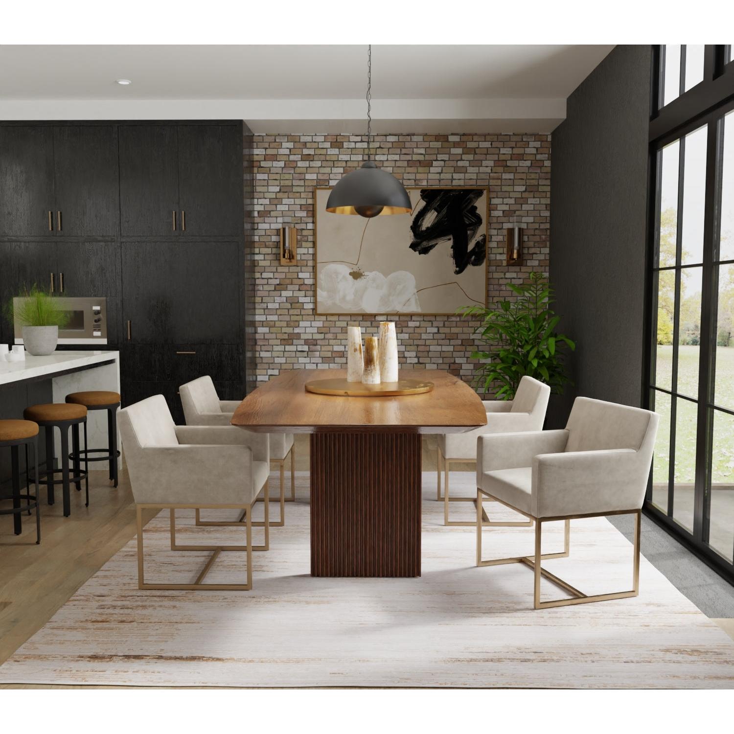 Feizy Deja 39PKF Modern Distressed Rug in Ivory/Brown/Tan