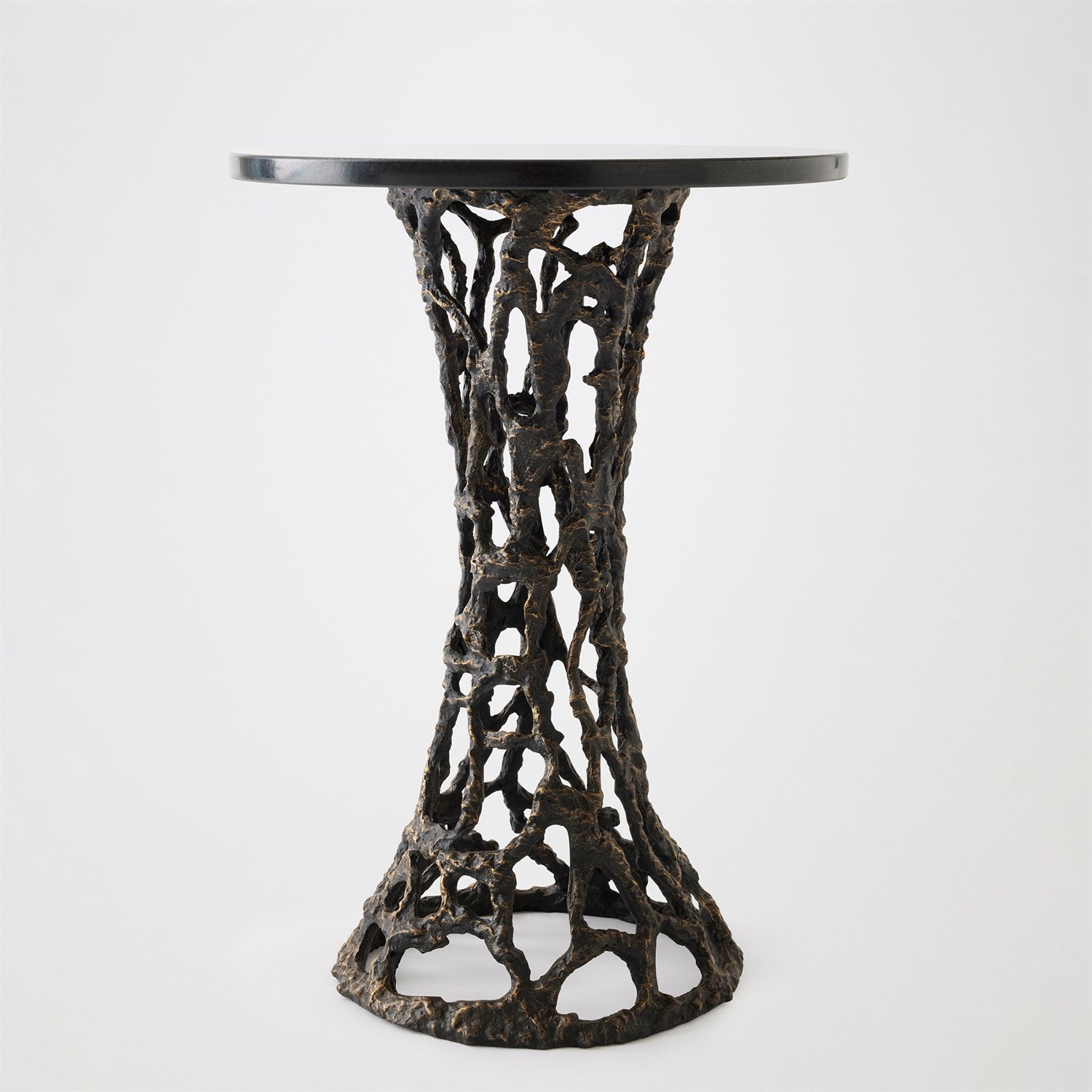 Global Views Perforated Side Table