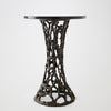 Global Views Perforated Side Table