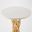 Global Views Perforated Side Table