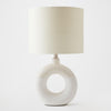 Global Views White Open Ring Lamp