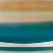 Global Views Blue Thick Cylinder Bowl