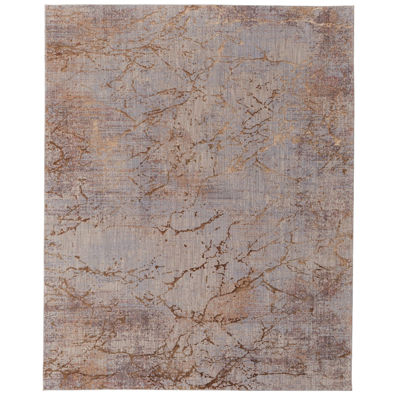 Feizy Pryor 39NEF Modern Abstract in Brown/Taupe/Tan
