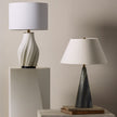 Global Views Matte White Vertical Wave Lamp