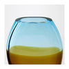 Global Views Topaz Blue Oval Vase