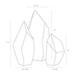 Arteriors Nerine Sculptures, Set of 3