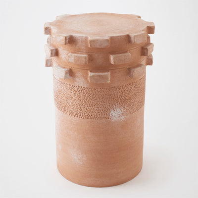 Global Views Gear Side Table