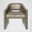 Global Views Olive Leather Winchester Chair
