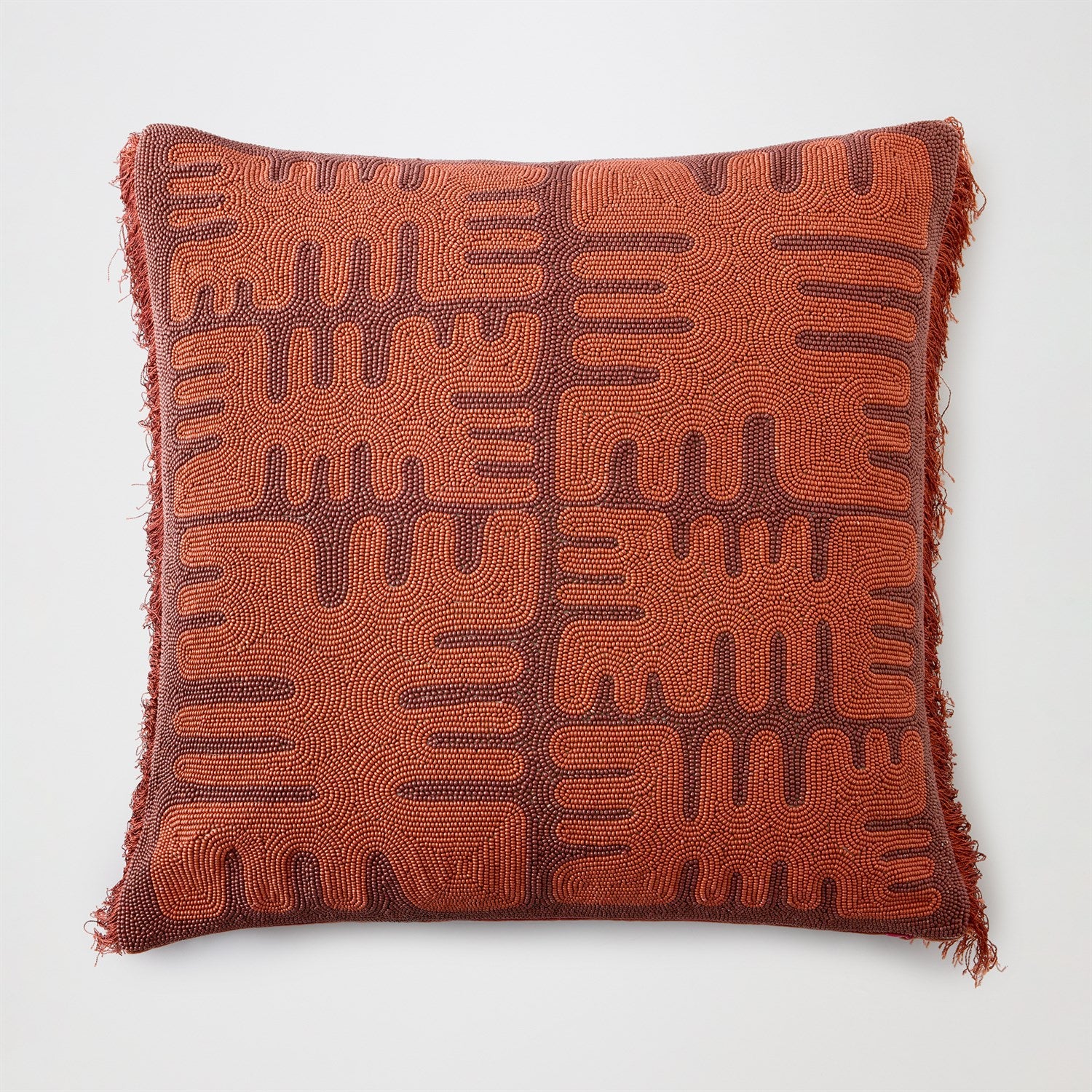 Global Views Duafe Beaded Pillow