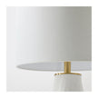 Global Views Matte White Vertical Wave Lamp