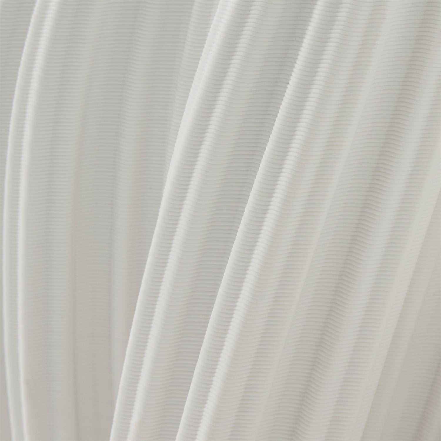Global Views Matte White Vertical Wave Lamp