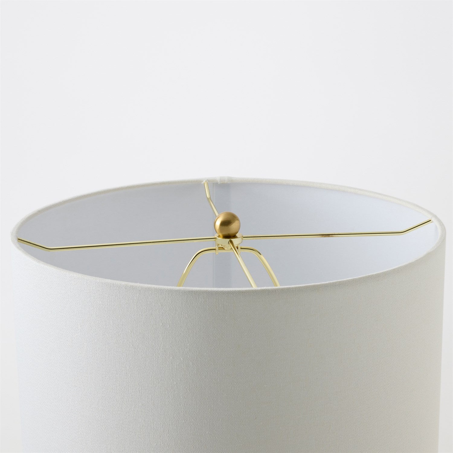 Global Views Matte White Vertical Wave Lamp