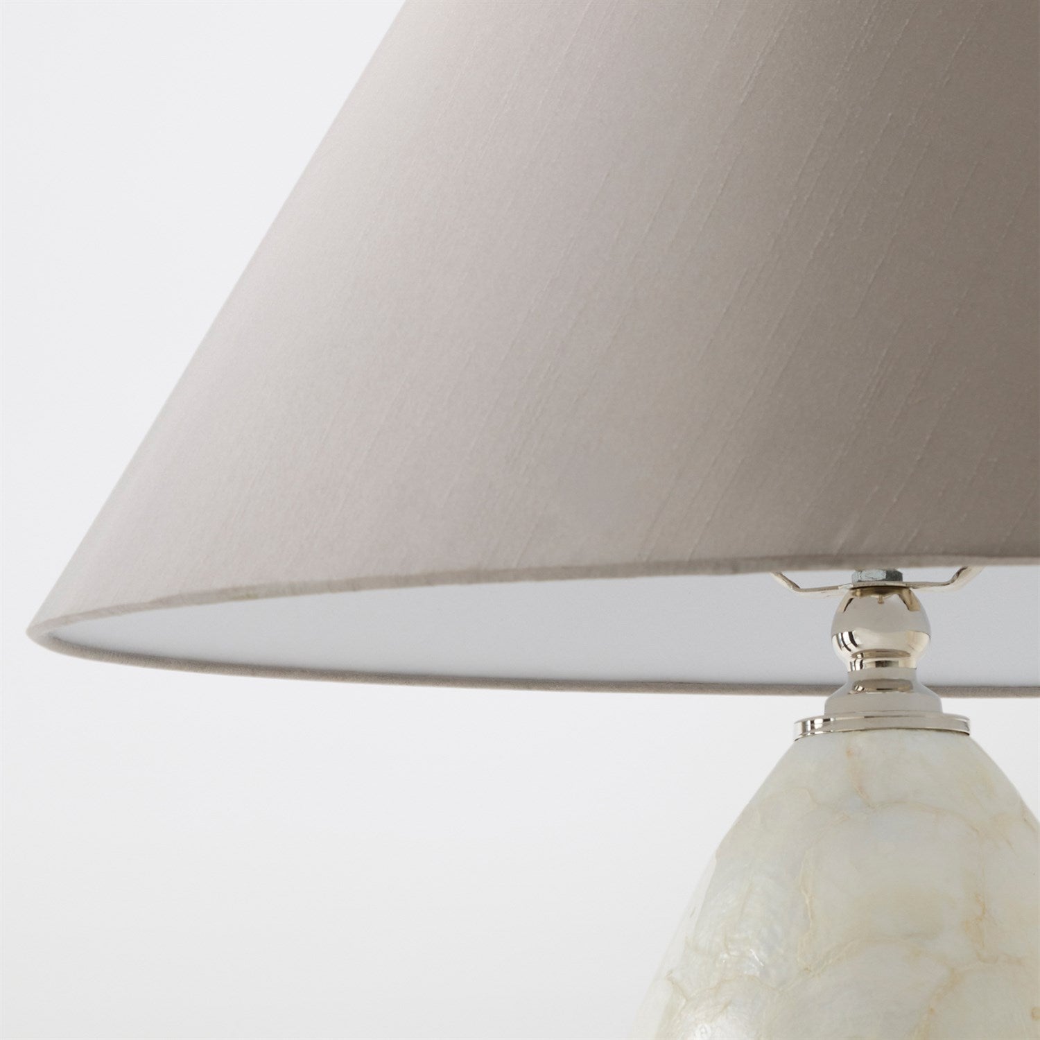 Global Views Gray Abalone Shell Scaled Lamp