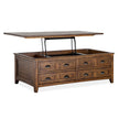 Magnussen Home Bay Creek Toasted Nutmeg Cocktail Table With Casters