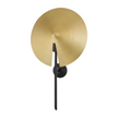 Hudson Valley Lighting Equilibrium 1 Light 12 inch Aged Brass/Black Wall Sconce Wall Light