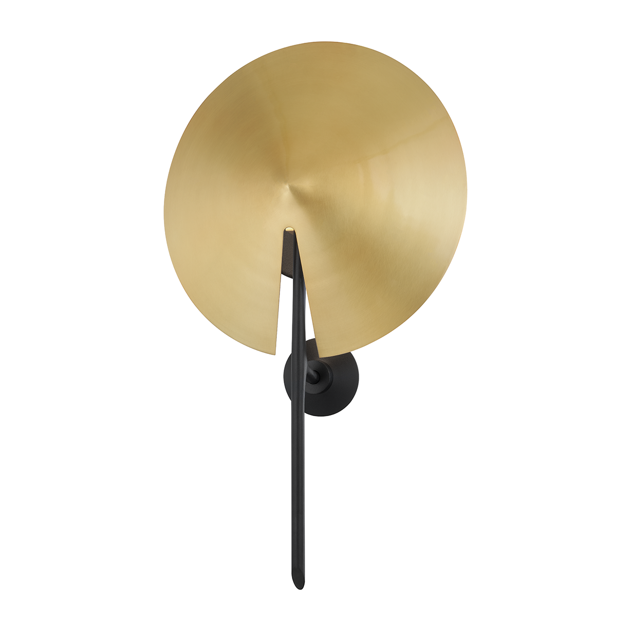 Hudson Valley Lighting Equilibrium 1 Light 12 inch Aged Brass/Black Wall Sconce Wall Light