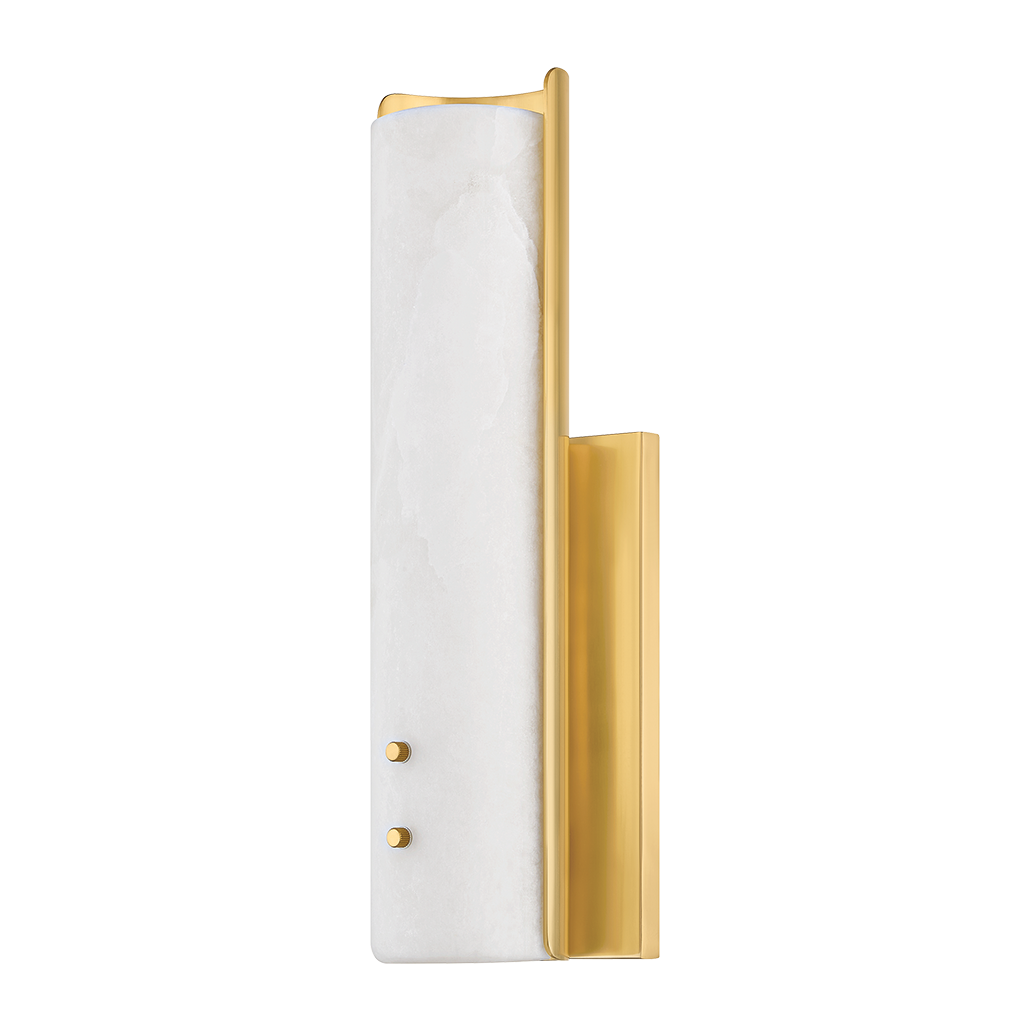 Hudson Valley Lighting Lucio 1 Light 4.25 inches Aged Brass Wall Sconce Wall Light
