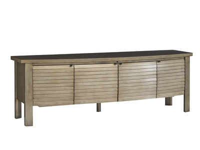 Sligh Studio Designs Lumina Media Console With Four Adjustable Shelves