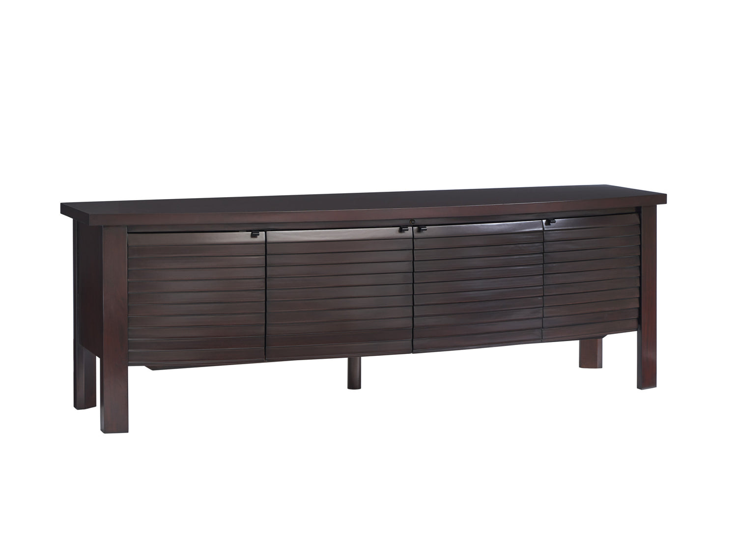 Sligh Studio Designs Lumina Media Console With Four Adjustable Shelves