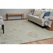 Feizy Grafton 69FNF Transitional Floral & Botanical Rug in Gray/Green/Blue