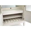 Magnussen Home Willowbrook Egg Shell White Display Cabinet