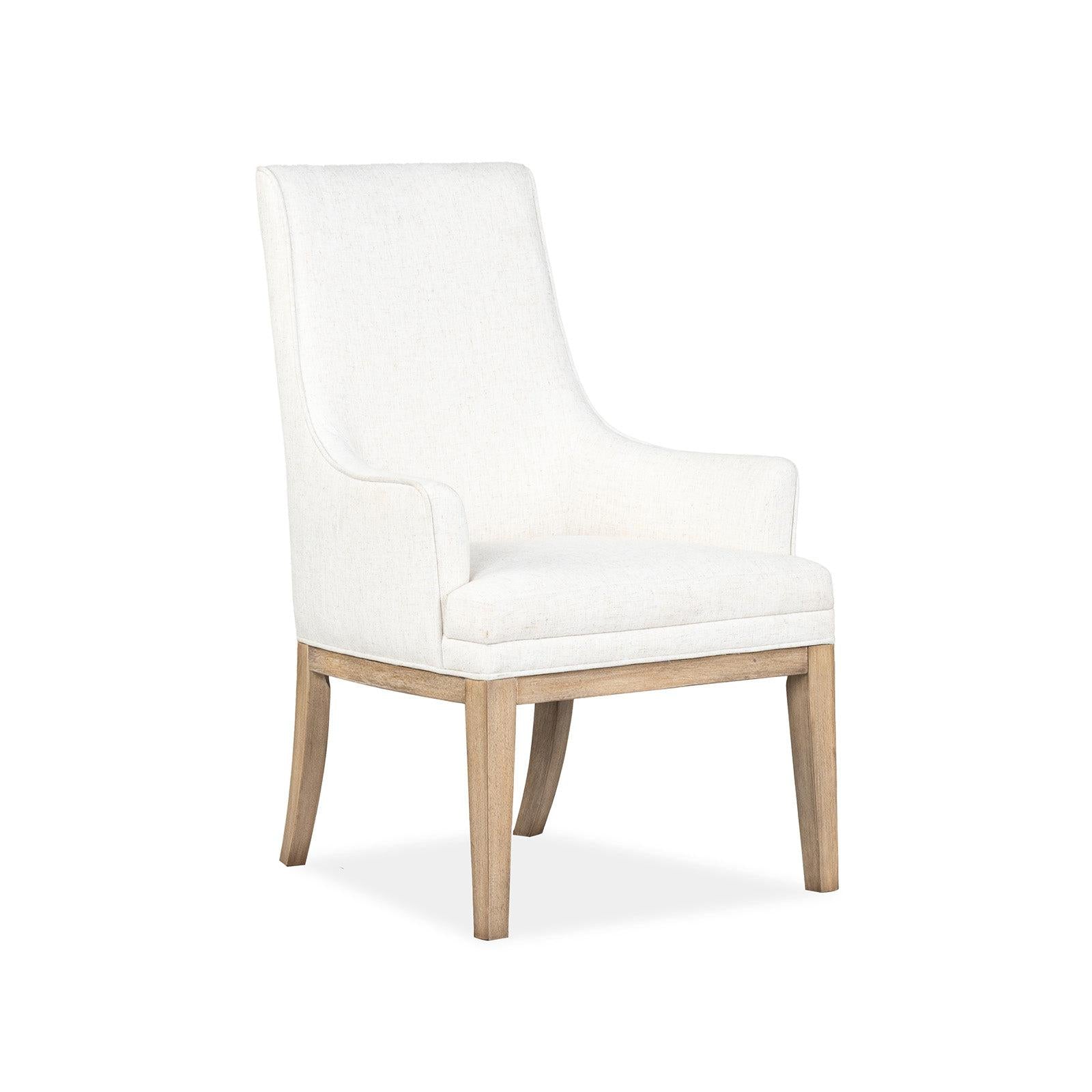 Magnussen Home Coventry Honey Maple Upholstered Host Chair Set of 2