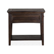 Magnussen Home Westley Falls Graphite Rectangular End Table