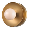 Hudson Valley Lighting Julien 1 Light 4.75 inch Aged Brass Bath and Vanity Wall Light