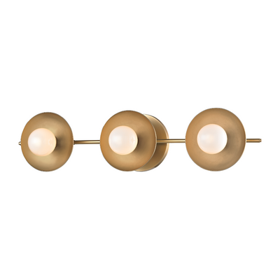 Hudson Valley Lighting Julien 3 Light 20 inch Aged Brass Bath and Vanity Wall Light