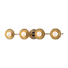 Hudson Valley Lighting Julien 4 Light 26.75 inch Aged Brass Bath and Vanity Wall Light
