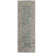 Feizy Dartmouth 39QNF Transitional Floral & Botanical Rug in Blue/Ivory/Brown