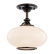 Hudson Valley Lighting Canton 1 Light 12 inch Old Bronze Semi Flush Ceiling Light