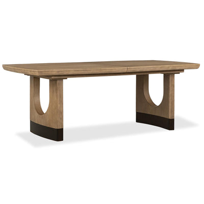 Magnussen Home Tristan Swiss Coffee Extendable Trestle Dining Table