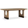 Magnussen Home Tristan Swiss Coffee Extendable Trestle Dining Table