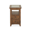 Magnussen Home Bay Creek Toasted Nutmeg End Table