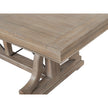 Magnussen Home Paxton Place Dovetail Grey Extendable Trestle Dining Table