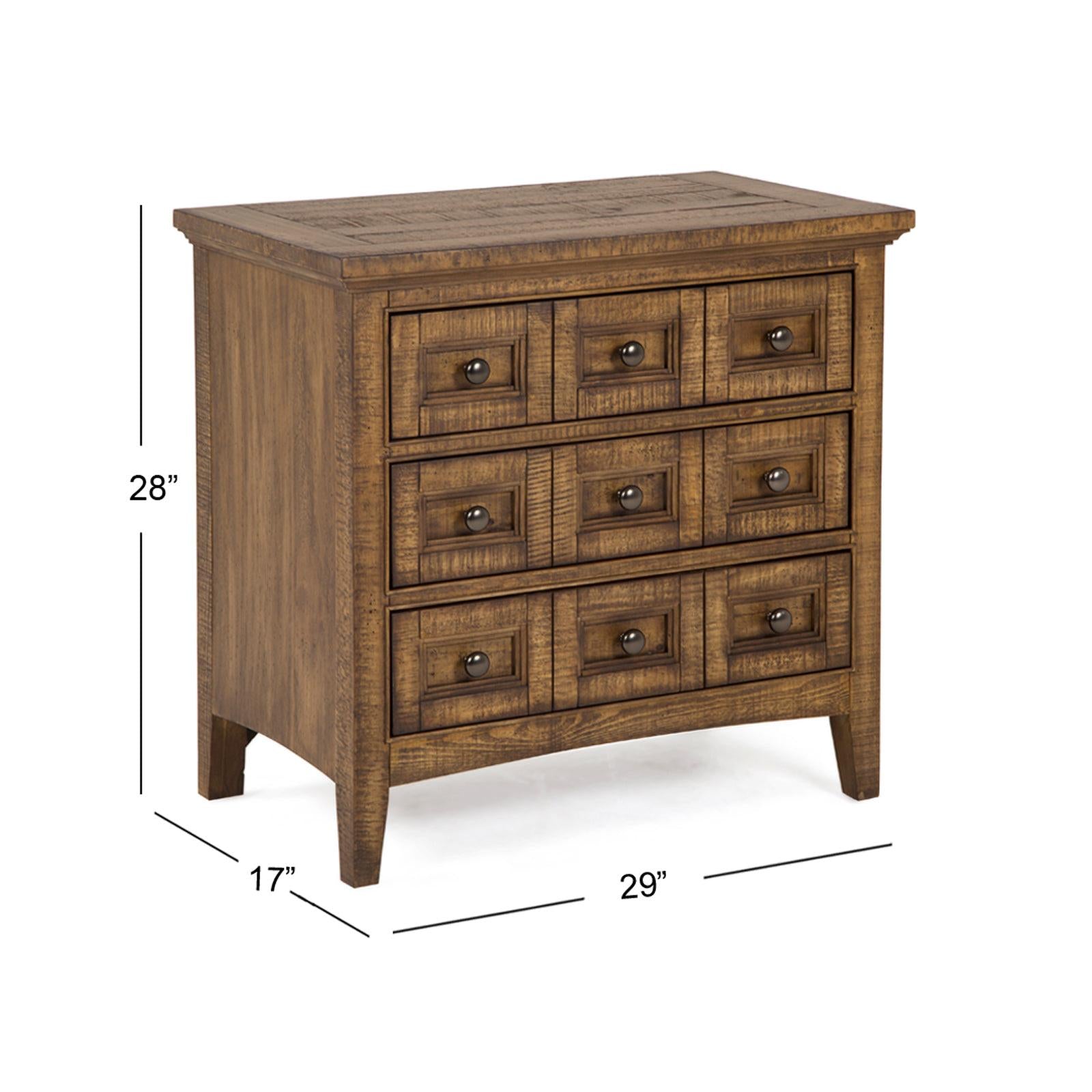 Magnussen Home Bay Creek Toasted Nutmeg Drawer Nightstand