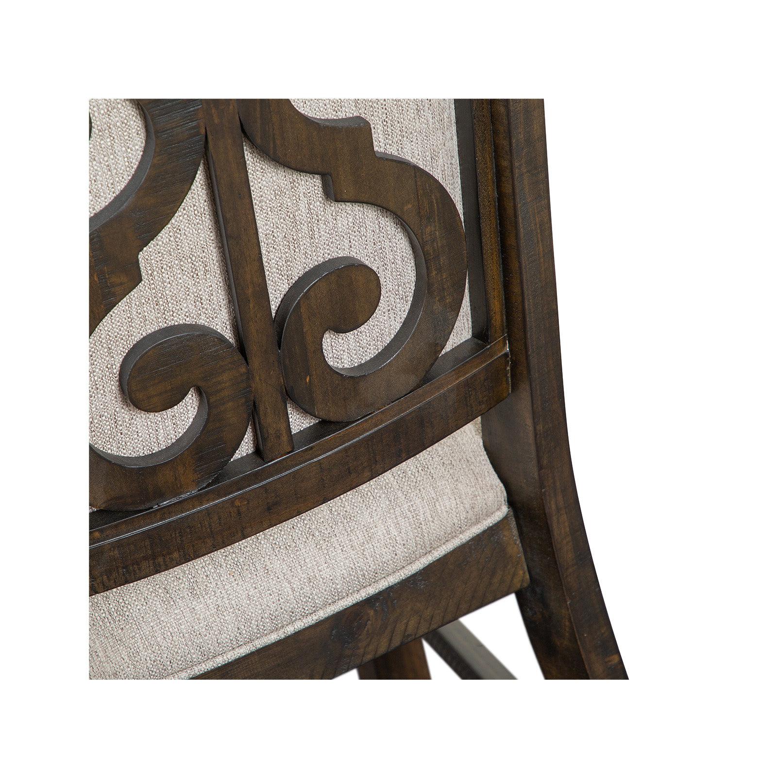 Magnussen Home Bellamy Peppercorn Side Chair Set of 2