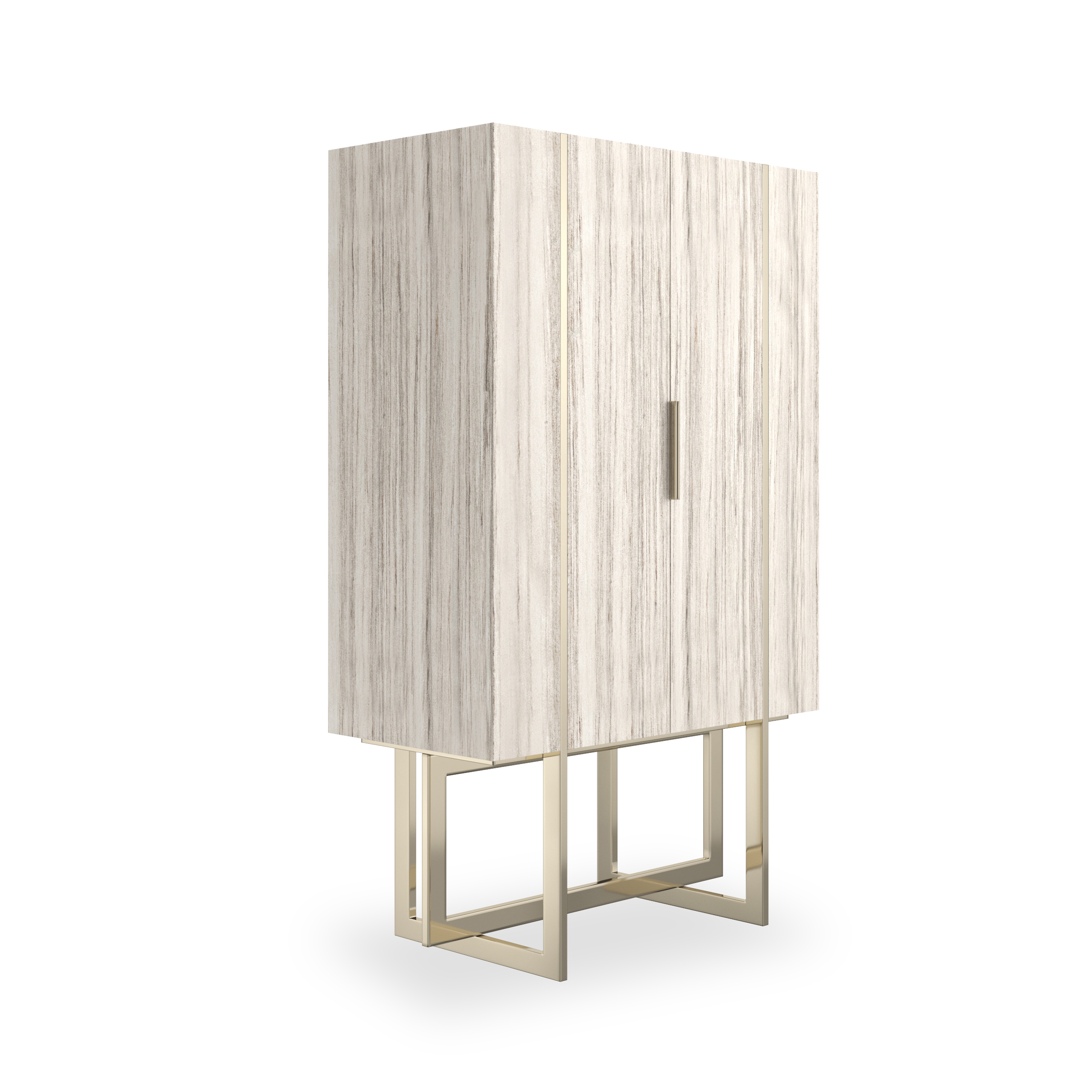 Caracole Classic Wish You Were Here Bar Cabinet