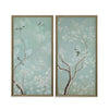 Bassett Mirror Birds & Flowers Framed Print - Set of 2