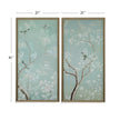 Bassett Mirror Birds & Flowers Framed Print - Set of 2