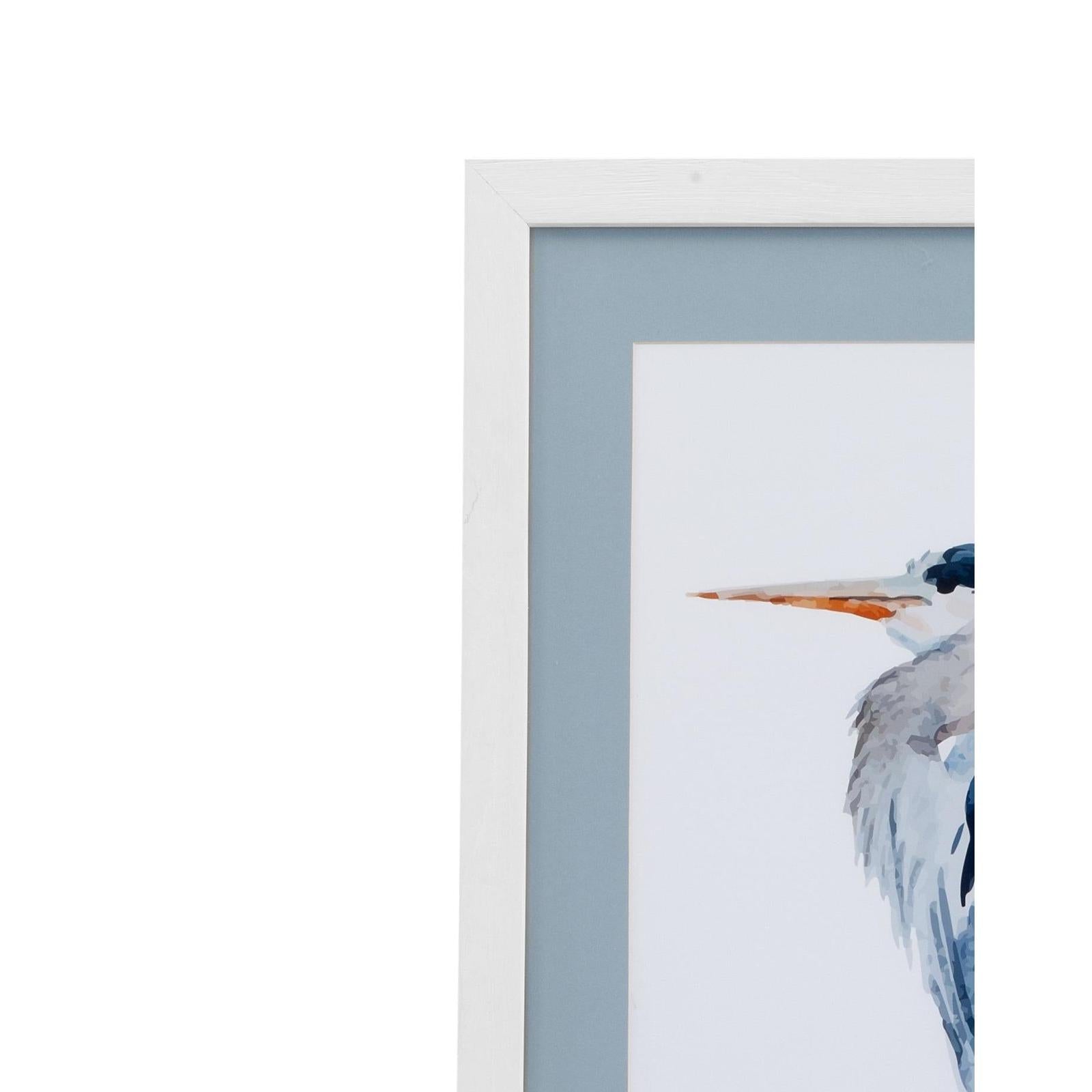 Bassett Mirror Heron Framed Print - Set of 2