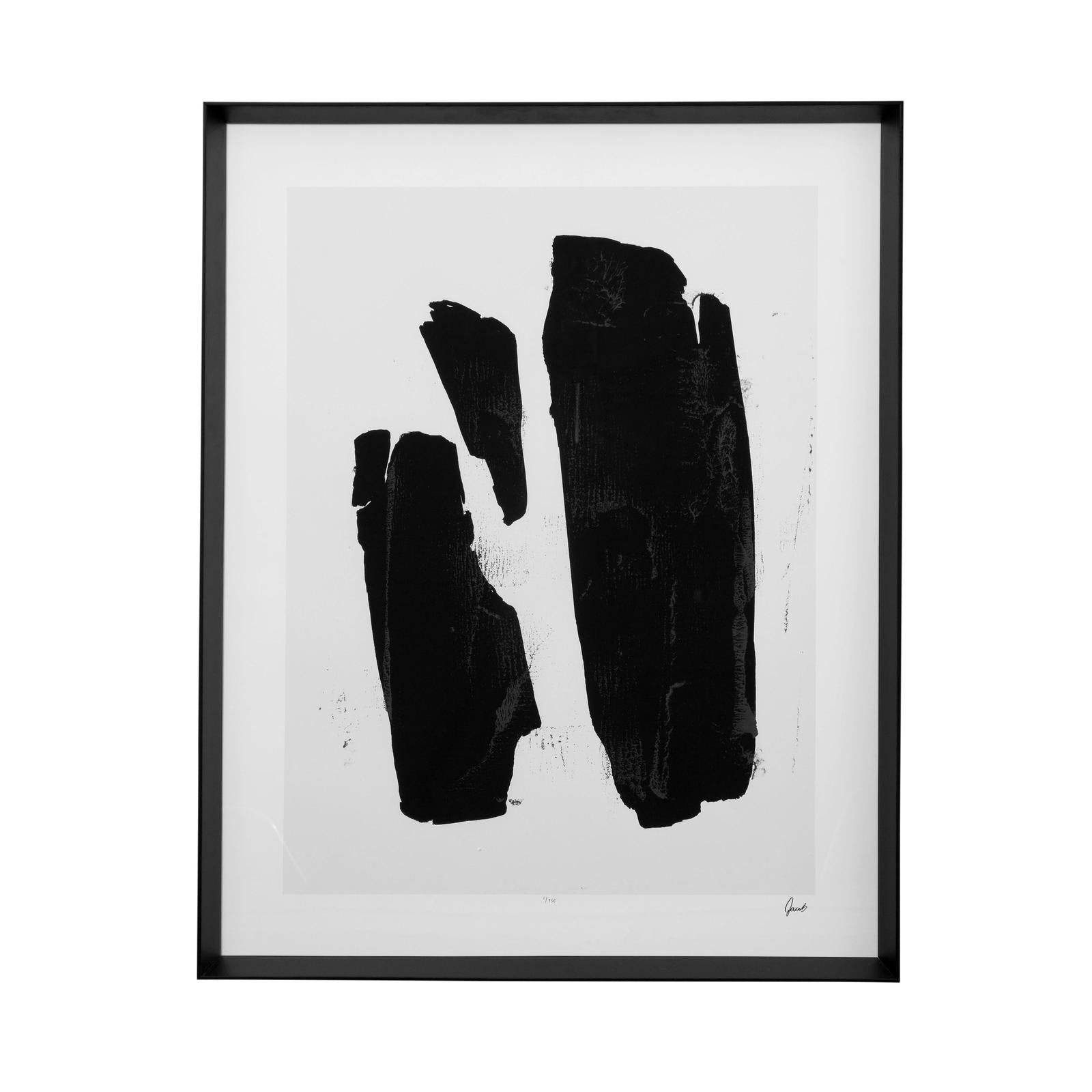 Bassett Mirror Triple Block Print II Framed Print