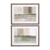 Bassett Mirror Across the Abstract Bay Framed Print - Set of 2
