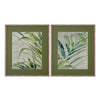 Bassett Mirror Green Palm Framed Print - Set of 2