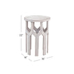 BMC Lloyd White Accent Table